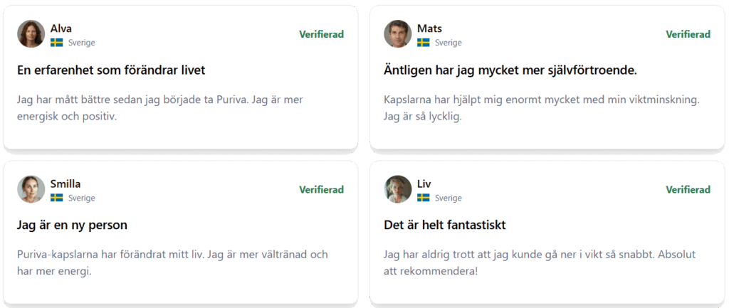 Puriva Recensioner